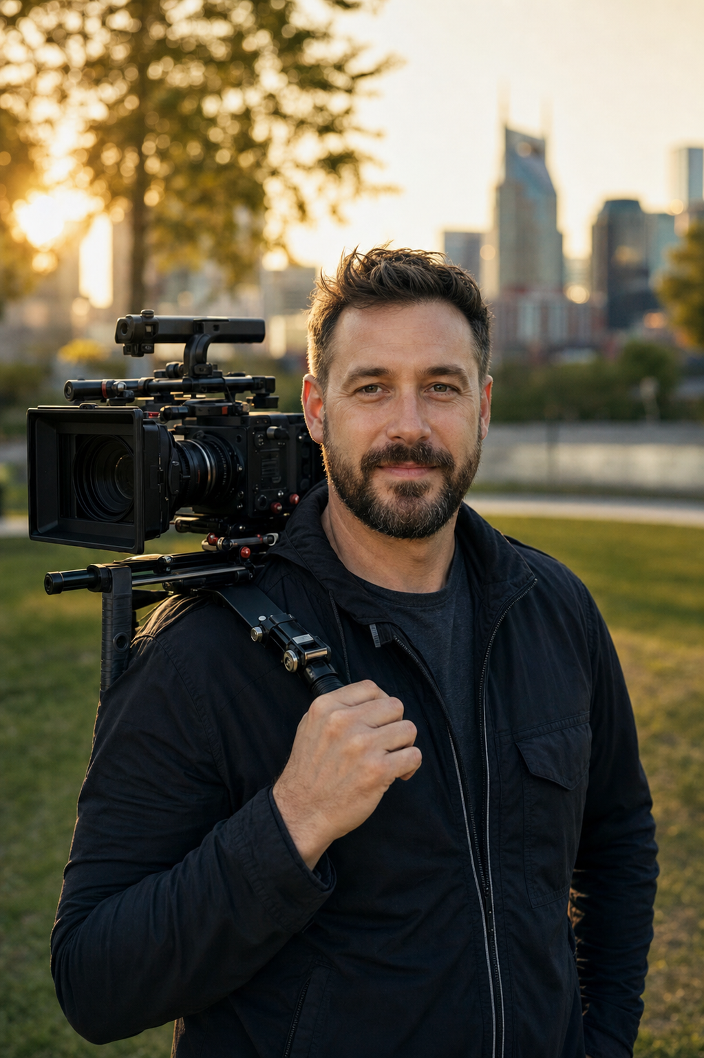 Marcus Bell, founder and lead videographer at Dolly & Co. Films, Nashville TN